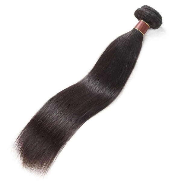 Straight Hair 1 Bundle 9A Brazilian Human Hair Natural Color