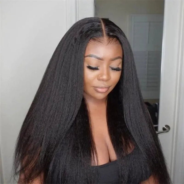 20" Water Wave / Deep Wave 4x4 Transparent Lace Closure Wig 100% Human Hair - edmundhair.com