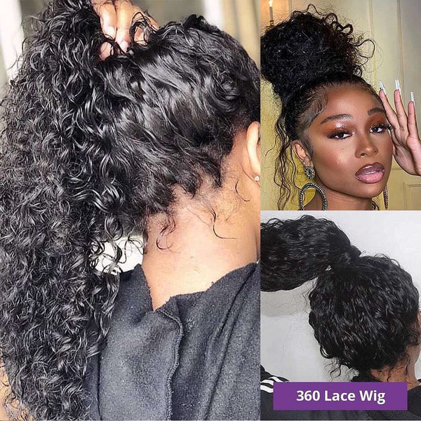 24'' $189 | Water Wave 360 HD Lace Wig 100% Human Hair - edmundhair.com