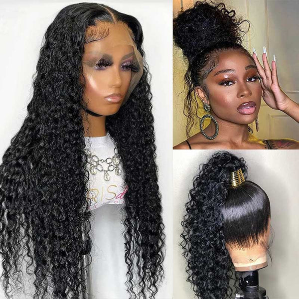 24'' $189 | Water Wave 360 HD Lace Wig 100% Human Hair - edmundhair.com