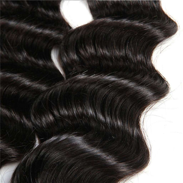 3 Bundles 10A Loose Deep Wave Virgin Hair Bundles Natural Color - edmundhair.com