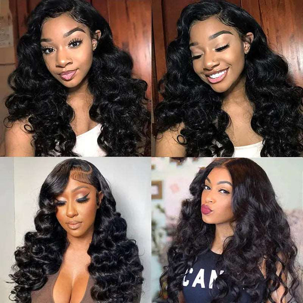 3 Bundles 9A Loose Wave Human Hair Bundles Natural Color - edmundhair.com