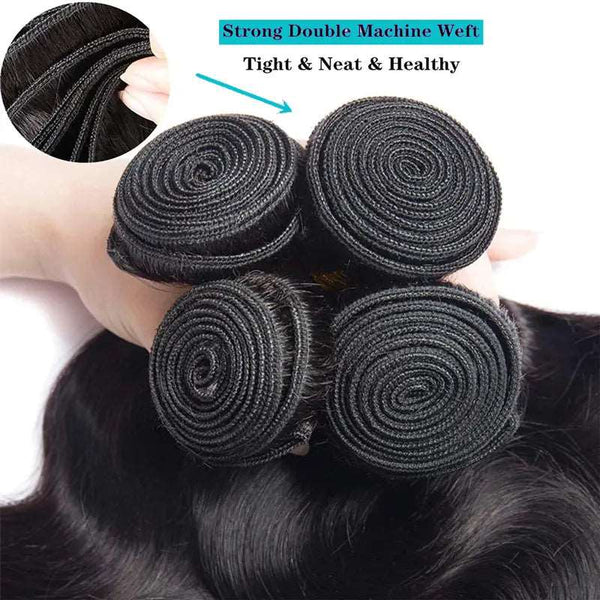 3 Bundles 9A Loose Wave Human Hair Bundles Natural Color - edmundhair.com