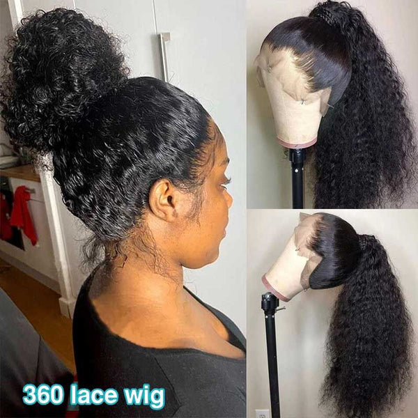 Flash Sale 360 HD Lace Frontal Wig 180% Density 100% Human Hair