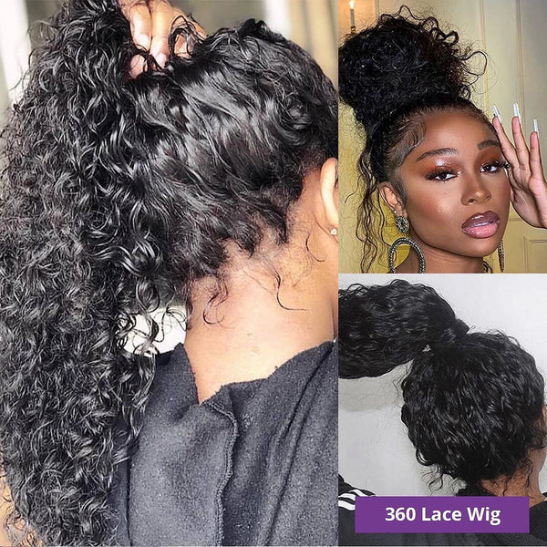 Flash Sale 360 HD Lace Frontal Wig 180% Density 100% Human Hair