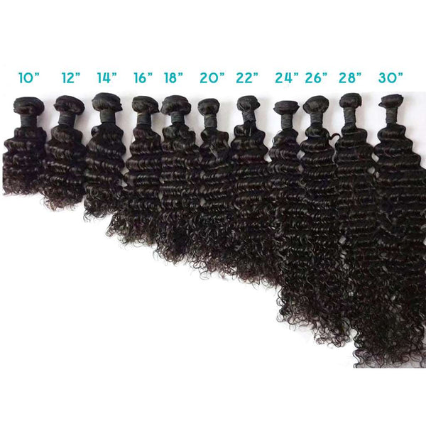 4 Bundles 10A Deep Wave Human Hair Bundles Natural Color - edmundhair.com