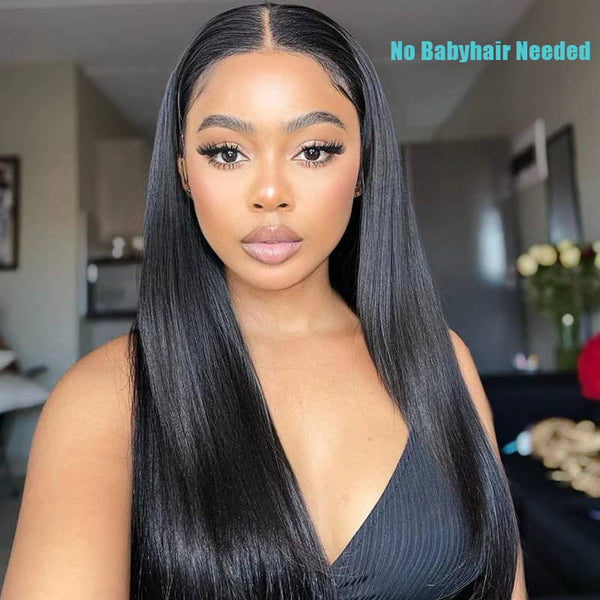 Straight 13*6 Lace Front Wig Lace Frontal 180% 250% Density Brazilian Human Hair