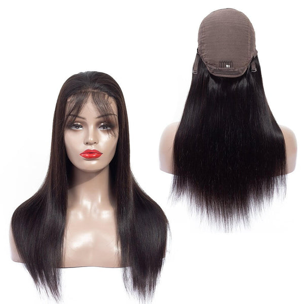 Glueless 4*4 Lace Closure Straight Wig 100% Human Hair Lace Closure Wig