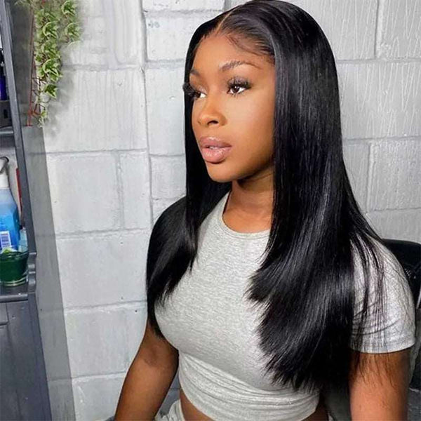 Clearance Sale 4x4 Lace Closure Straight Wig 100% Human Hair