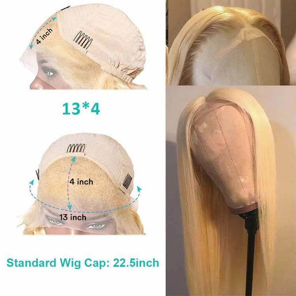 BOGO 613 Blonde 13X4 Transparent HD Lace Front Wigs