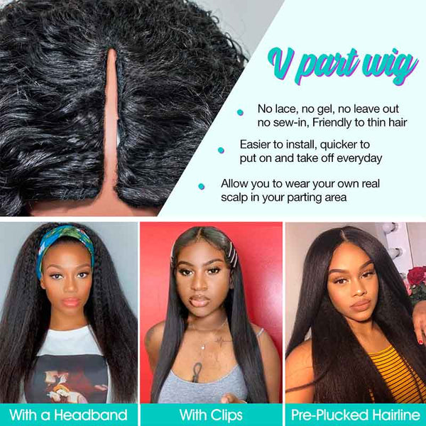 BOGO V Part Wigs Beginner Friendly for Women