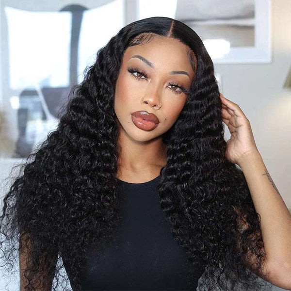 Clearance Sale 4X4 Lace Closure Deep Wave Wigs