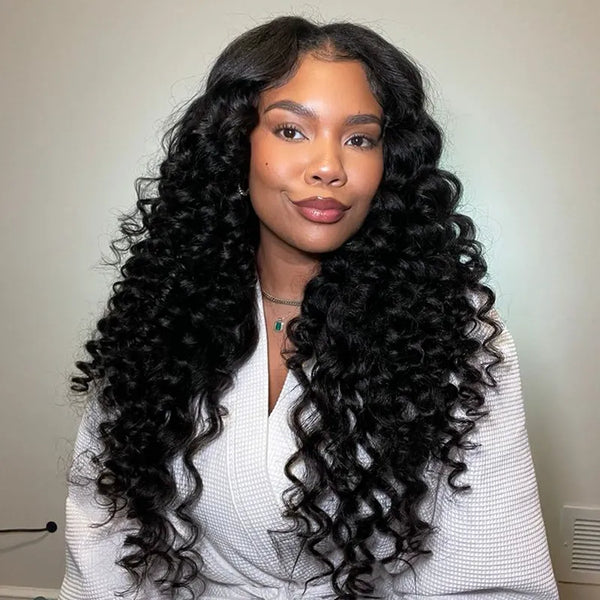 Flash Sale Pre Plucked 5x5 Transparent Lace Closure Invisible Knots & Natural Hairline Human Hair wig