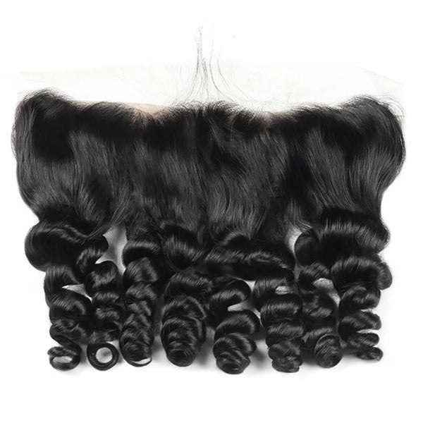 9A Grade Loose Wave 3 Bundles With Frontal Brazilian Virgin Hair