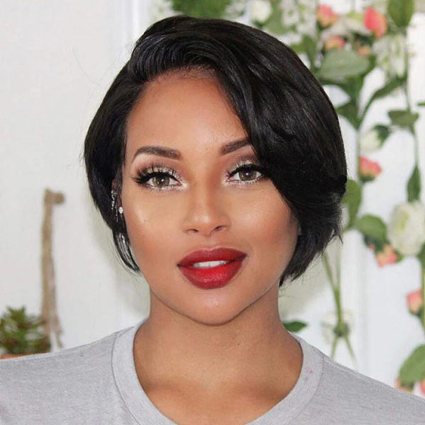 FLASH SALE Pixie Cut Wig Fashion Cheap Pre-Styled Short Bob Wigs Human Hair