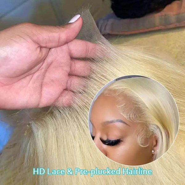 BOGO 613 Blonde 13X4 Transparent HD Lace Front Wigs