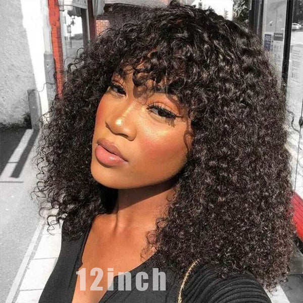 Flash Sale Throw on & Go Body Wave Wig with Bangs Cost-effective Wig