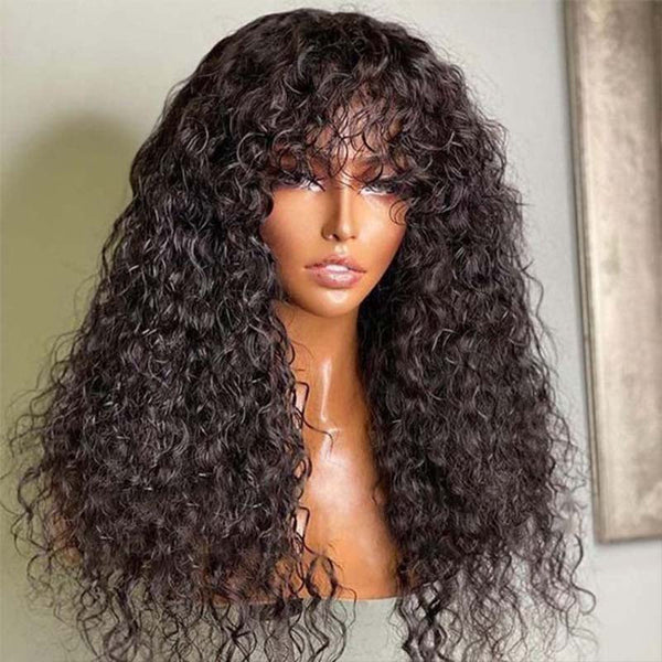 Flash Sale Throw on & Go Body Wave Wig with Bangs Cost-effective Wig