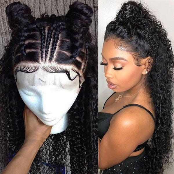 Flash Sale 14"-26" Full Lace Wig Brazilian Human Hair Full Scalp Lace Wigs